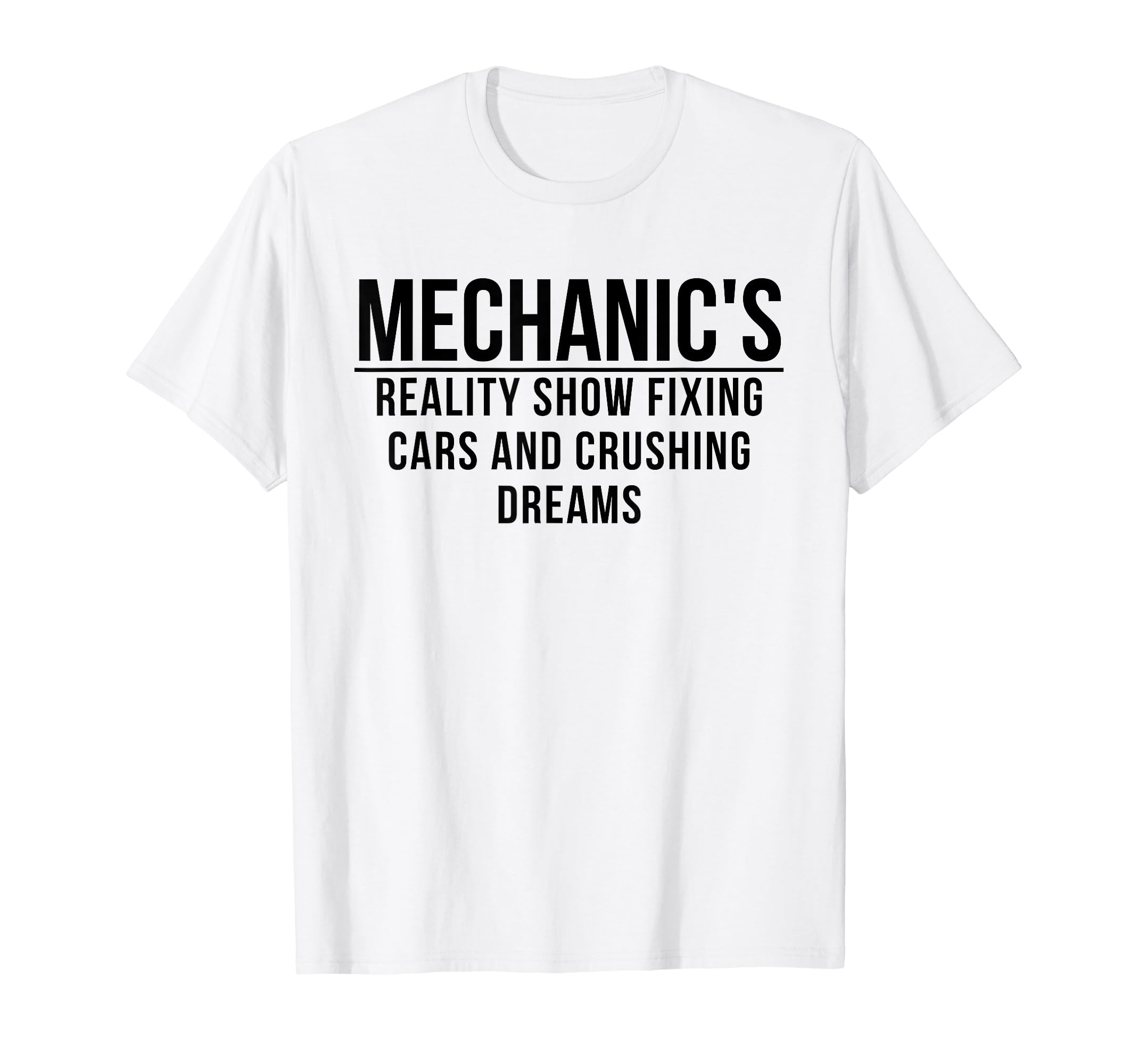 Mechanic Reality Show Fixing Cars T-Shirt - Custom Art Print Unisex - T-Shirt, Sweatshirt, Hoodie