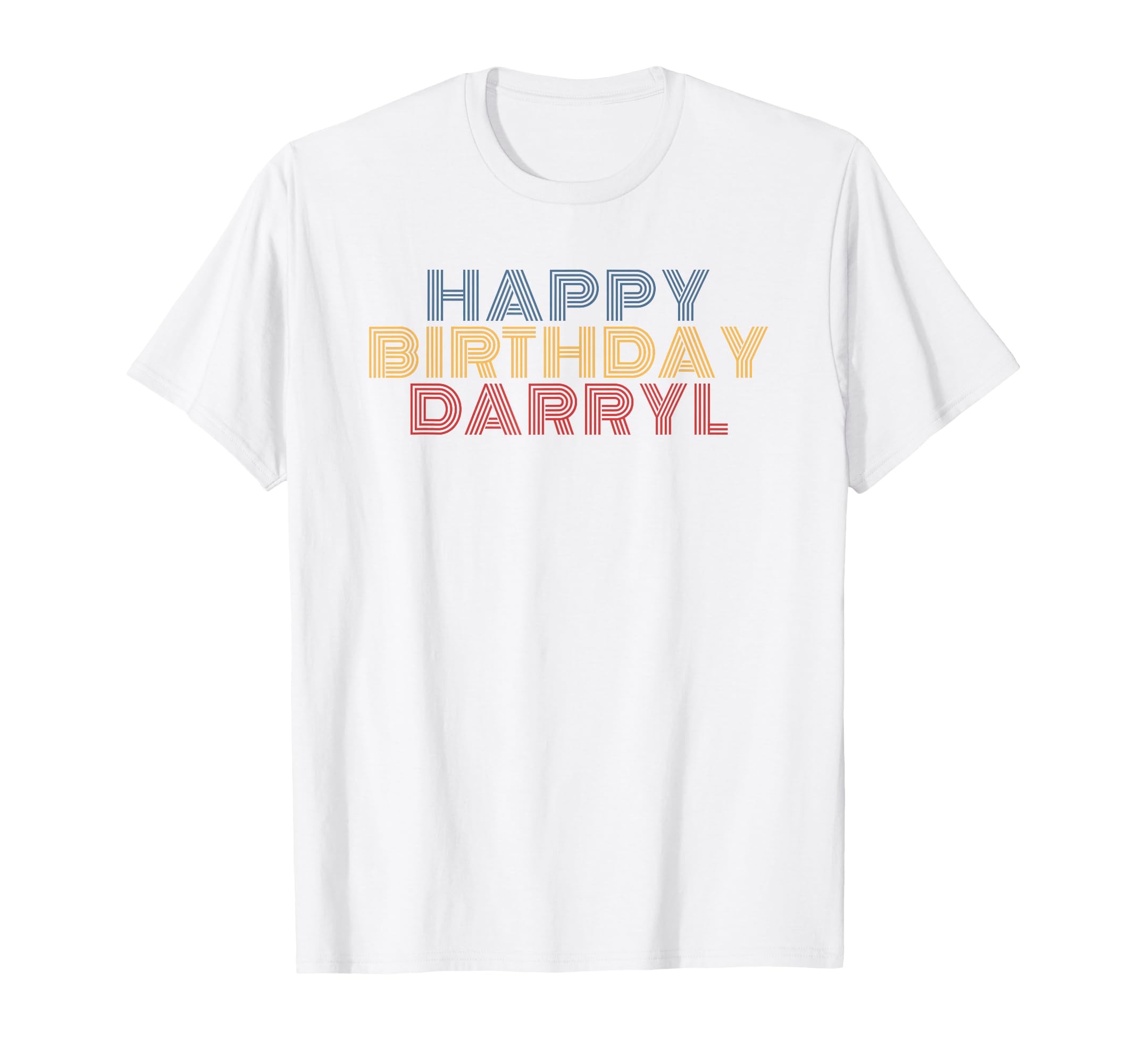 Happy Birthday Darryl Personalized T-Shirt - Aesthetic Graphic for Adults - T-Shirt, Sweatshirt, Hoodie