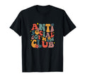 Anti Social Cat Moms Club Groovy Funny T-Shirt - Trendy Graphic for Adults - T-Shirt, Sweatshirt, Hoodie