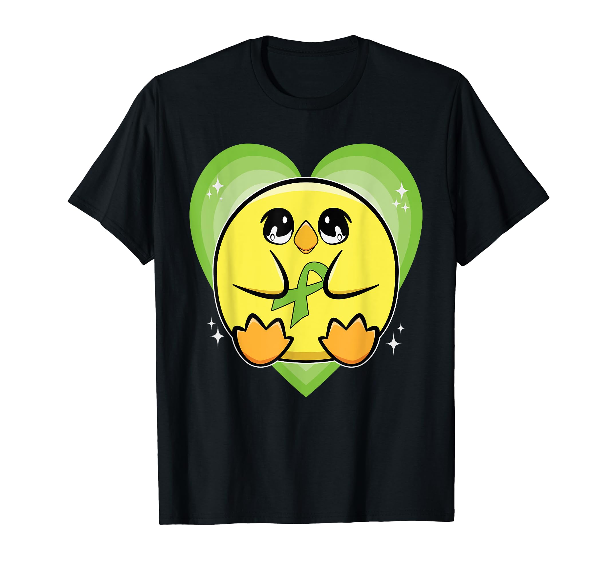 Chicken Ribbon Mental Health Awareness T-Shirt - Graphic Print Unisex - T-Shirt, Sweatshirt, Hoodie