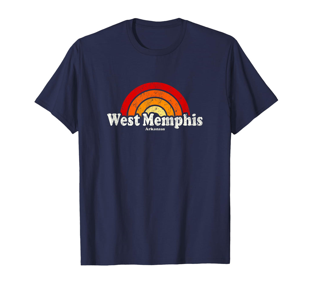 West Memphis Arkansas Ar 70S Rainbow T-Shirt - Aesthetic Graphic Men Women - T-Shirt, Sweatshirt, Hoodie