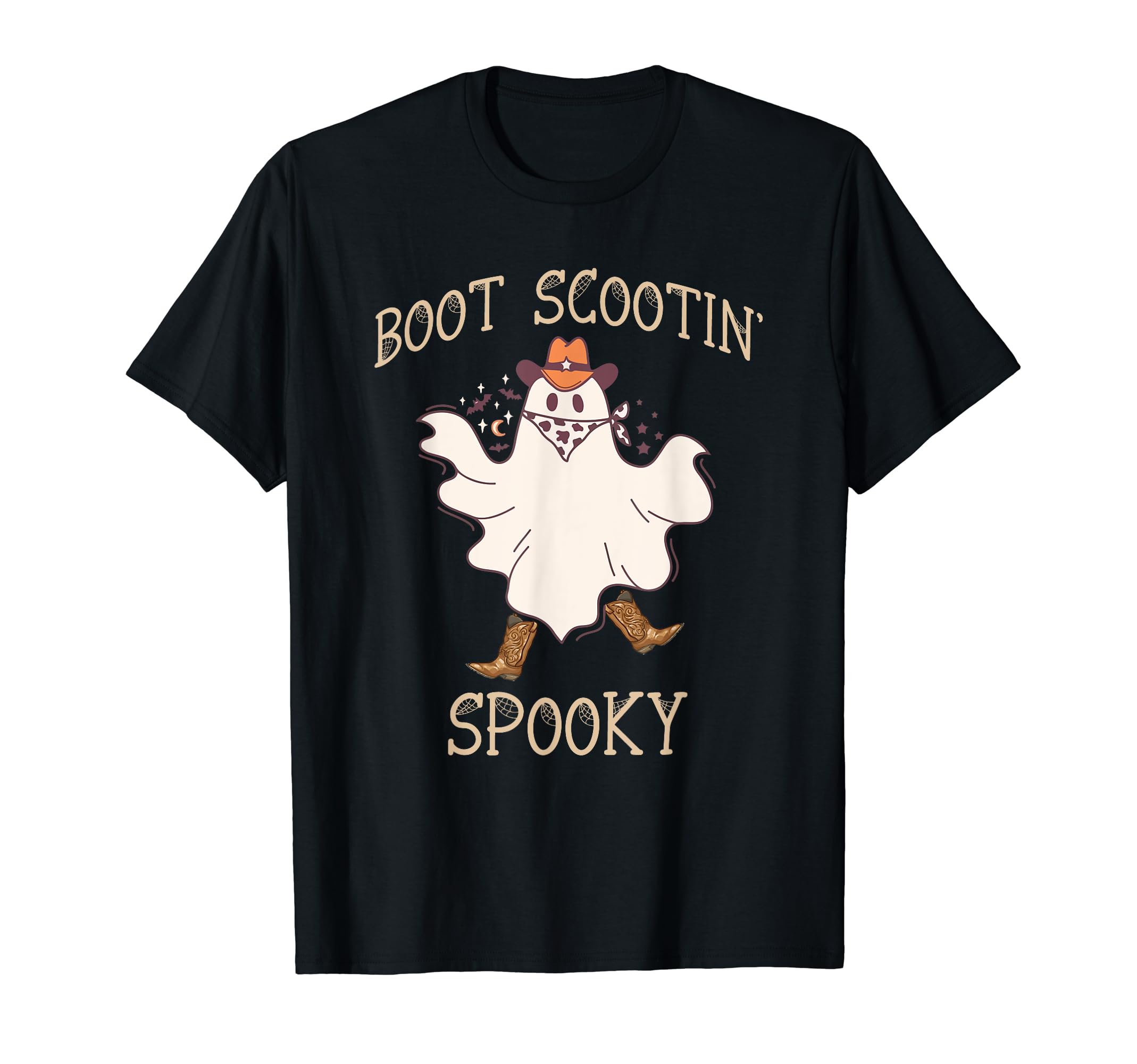 Boot Scootin Spooky Funny Western T-Shirt - Graphic Print Men Women - T-Shirt, Sweatshirt, Hoodie