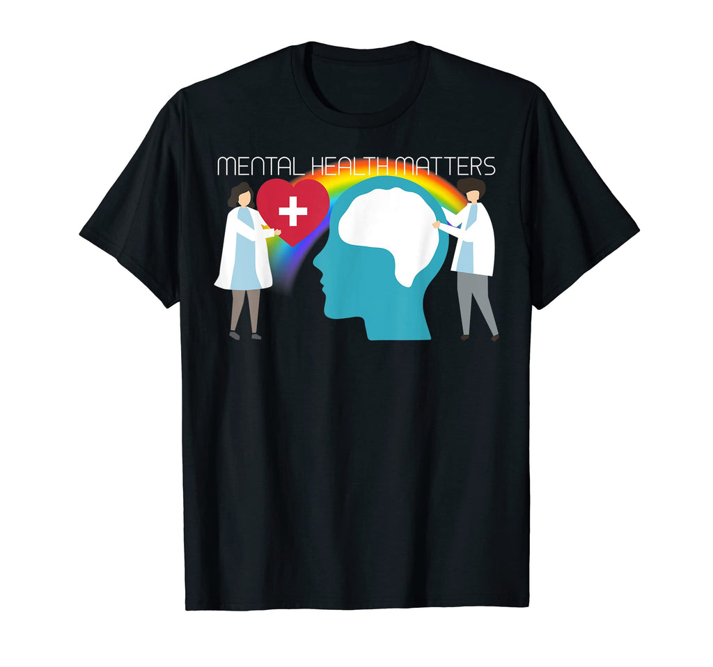 Lgbt Mental Health Matters T-Shirt - Custom Art Print Unisex - T-Shirt, Sweatshirt, Hoodie