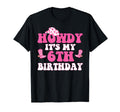 6Th Birthday Outfit Cowgirl Western T-Shirt - Unique Graphic for Adults - T-Shirt, Sweatshirt, Hoodie
