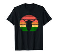 Scottish Highland Cow Sunset Motive T-Shirt - Unique Graphic for Adults - T-Shirt, Sweatshirt, Hoodie