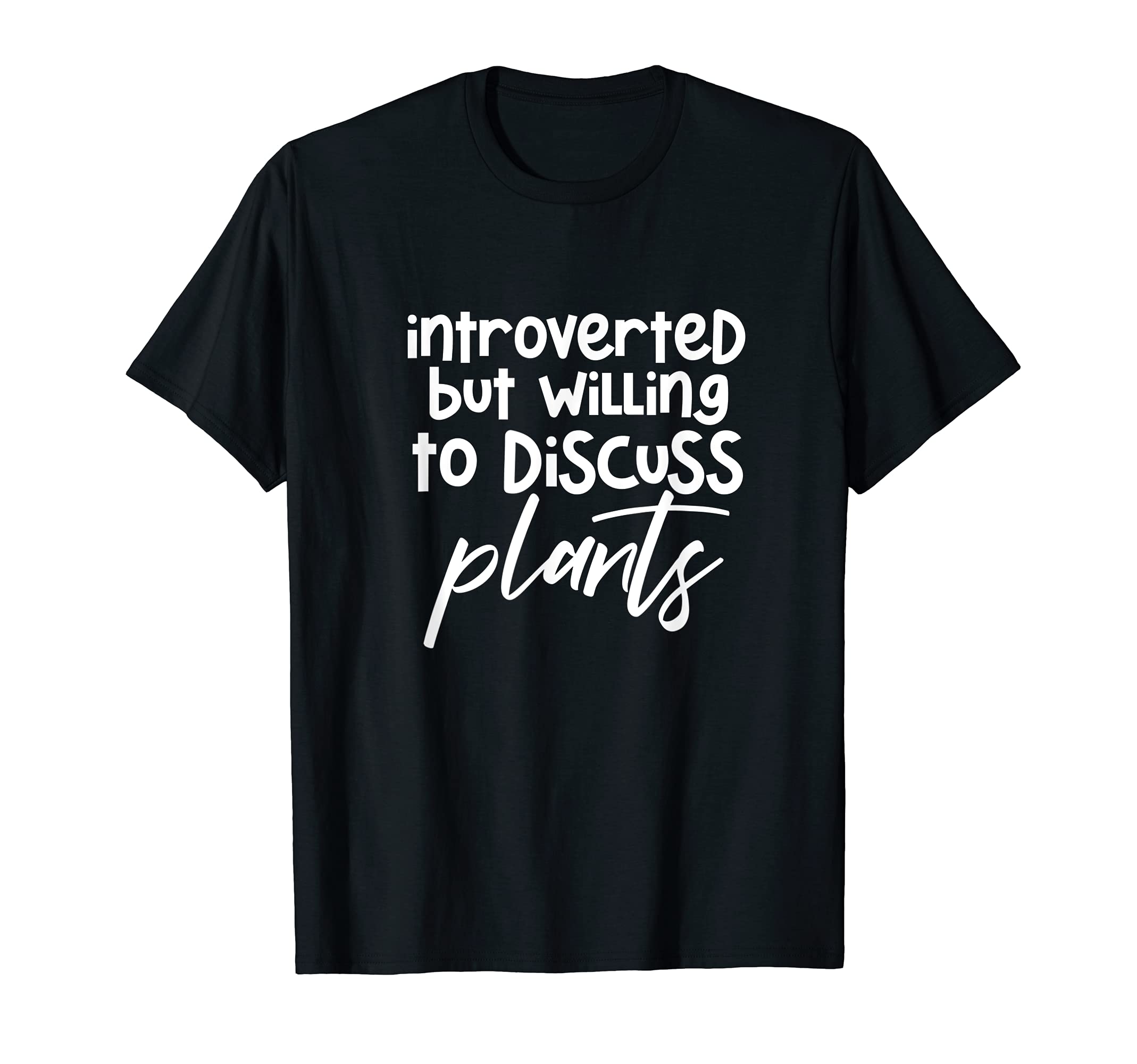 Introverted But Willing To Discuss T-Shirt - Fun Novelty Design Unisex - T-Shirt, Sweatshirt, Hoodie