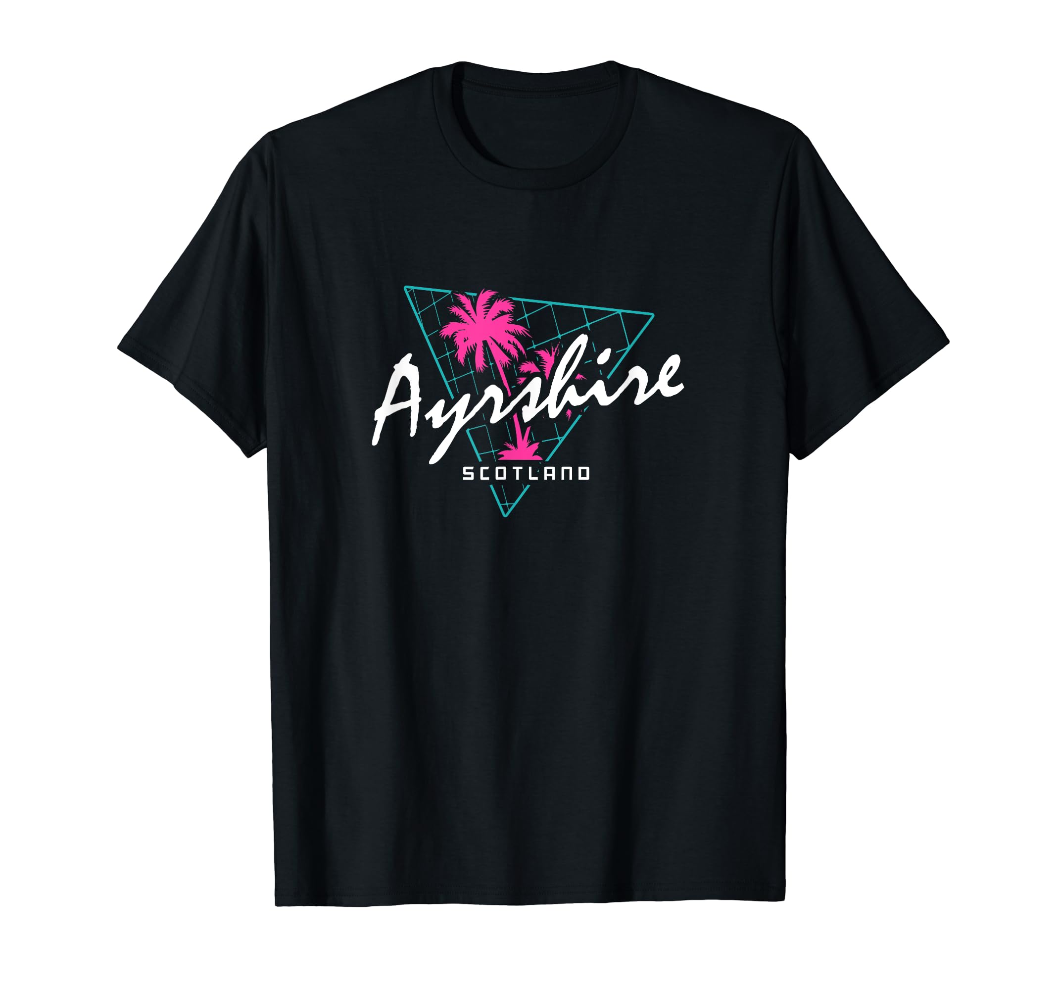 Ayrshire 80S Neon T-Shirt - Graphic Print for Adults - T-Shirt, Sweatshirt, Hoodie