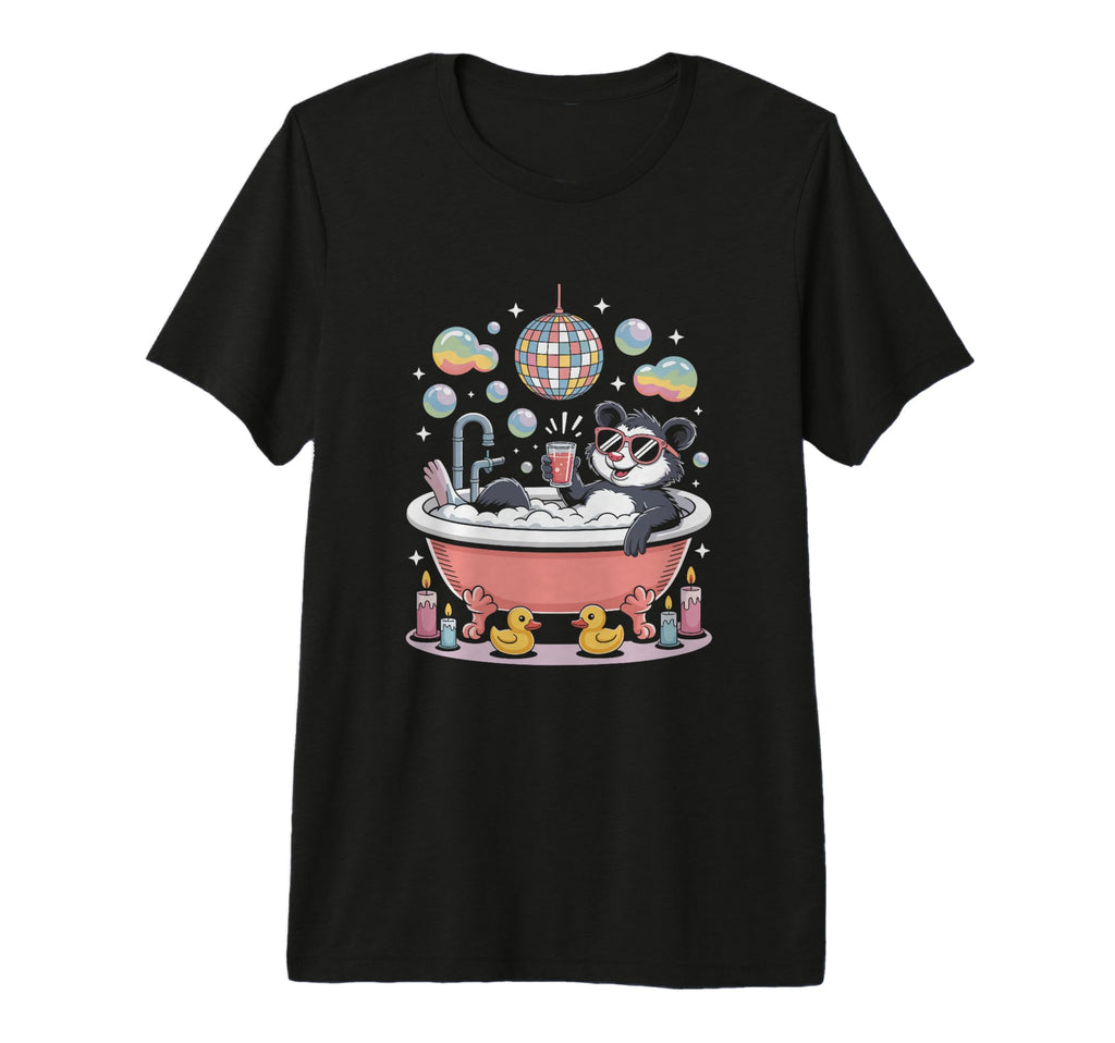 Chill Animal Disco Raccoon Fun Time T-Shirt - Custom Art Print Men Women - T-Shirt, Sweatshirt, Hoodie