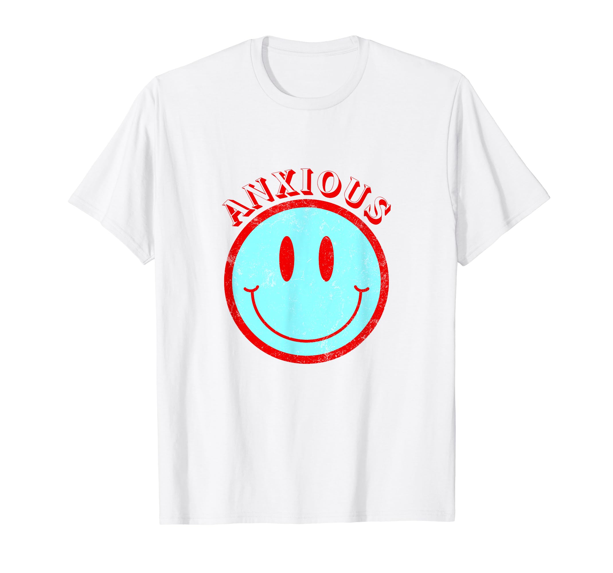 Funny Anxious Face Introverted T-Shirt - Trendy Graphic for Adults - T-Shirt, Sweatshirt, Hoodie