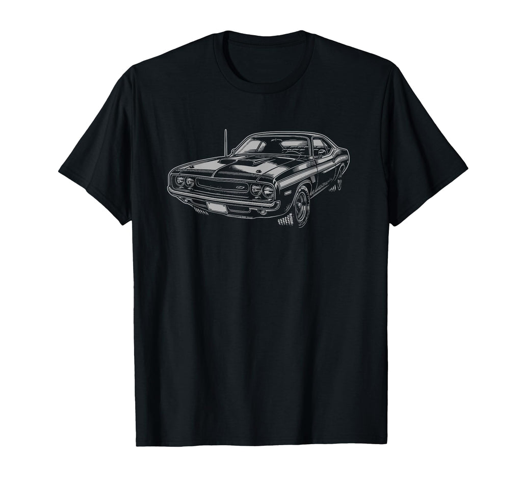 Muscle Car 60S 70S Car Lover T-Shirt - Custom Art Print for Adults - T-Shirt, Sweatshirt, Hoodie