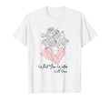 What You Water Will Grow Floral Brain T-Shirt - Graphic Print for Adults - T-Shirt, Sweatshirt, Hoodie