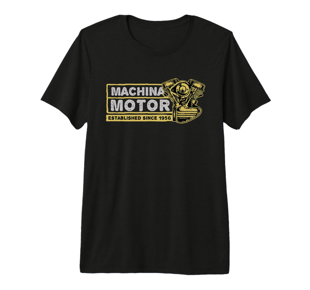 Machina Motor Established Since 1956 T-Shirt - Casual Everyday Wear Unisex - T-Shirt, Sweatshirt, Hoodie