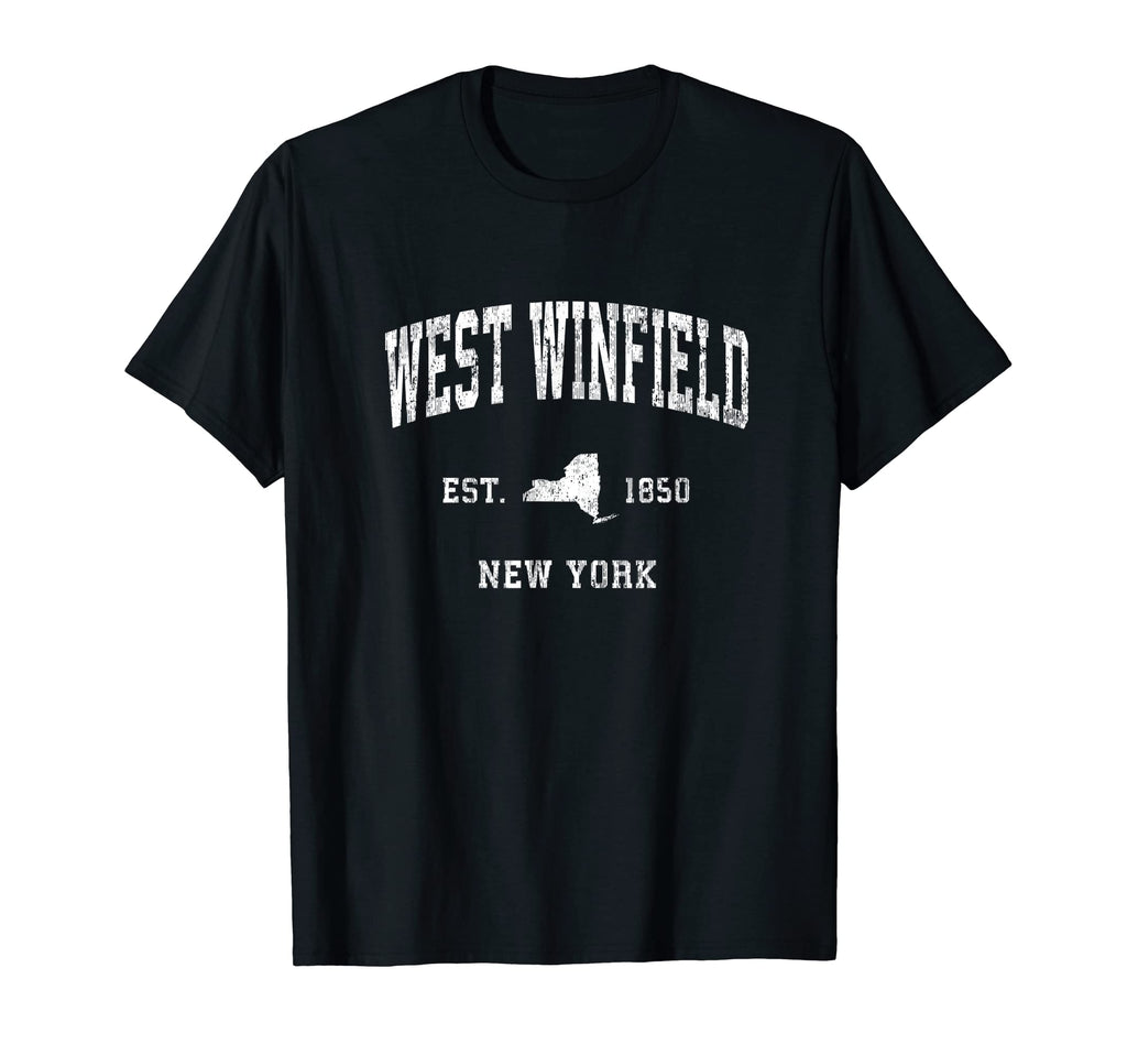 West Winfield New York Ny Athletic T-Shirt - Graphic Print for Adults - T-Shirt, Sweatshirt, Hoodie