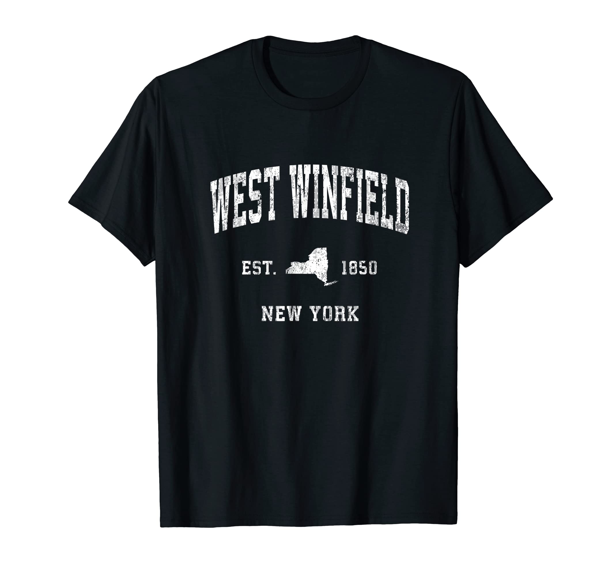 West Winfield New York Ny Athletic T-Shirt - Graphic Print for Adults - T-Shirt, Sweatshirt, Hoodie