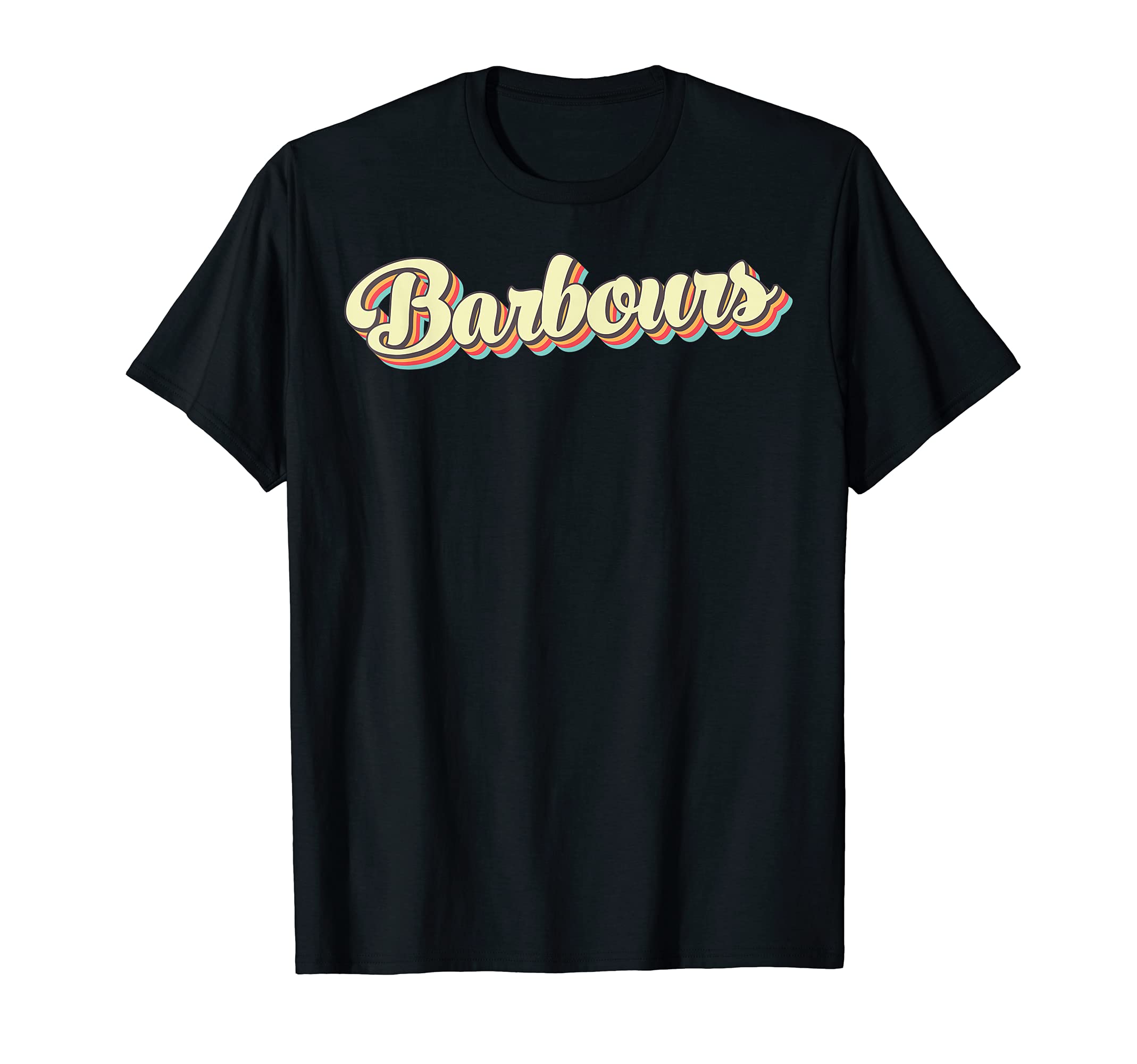 Barbours Art Baseball Font T-Shirt - Streetwear Style for Adults - T-Shirt, Sweatshirt, Hoodie