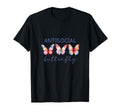 Antisocial Butterfly T-Shirt - Minimalist Print Men Women - T-Shirt, Sweatshirt, Hoodie