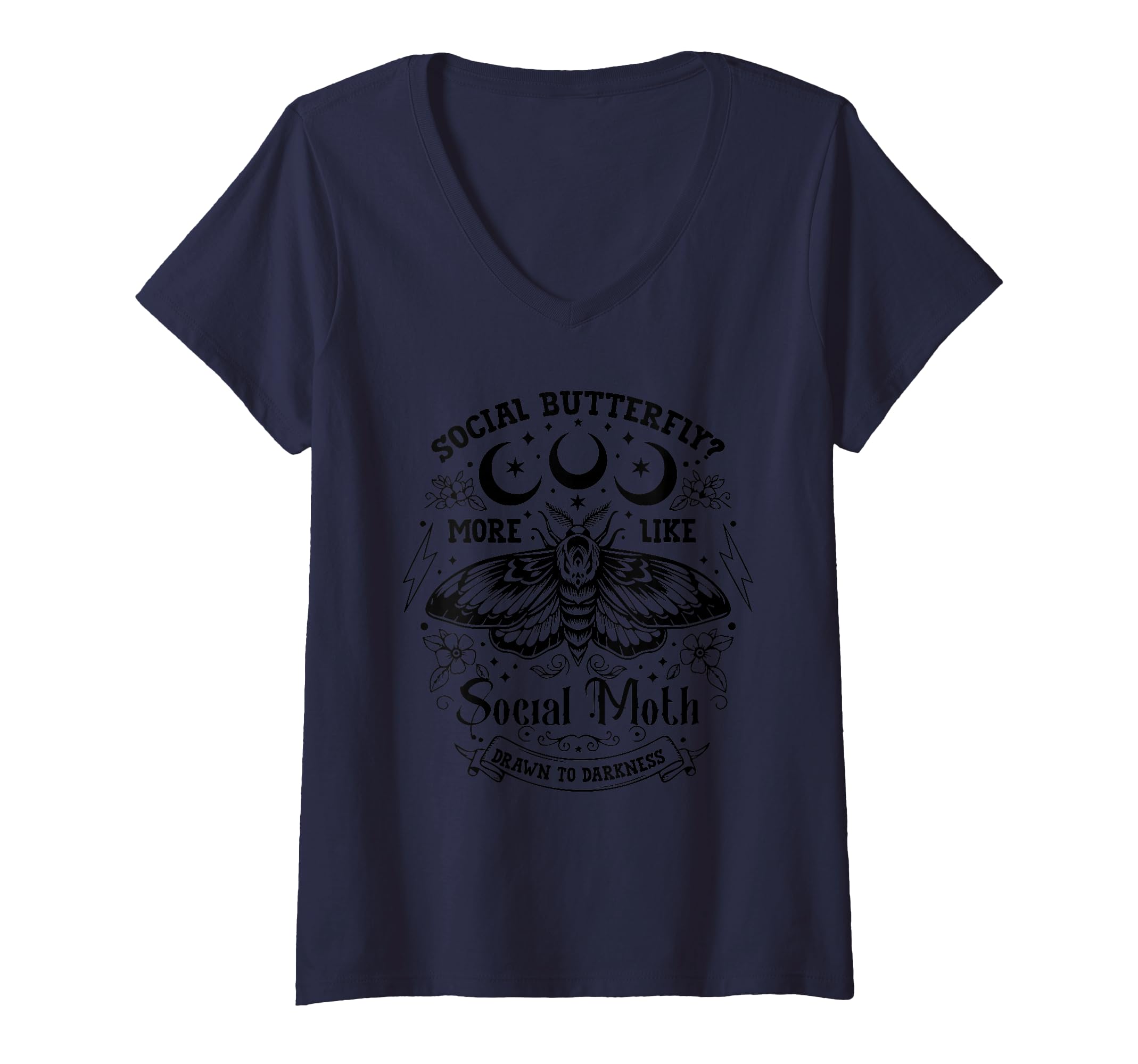 Womens Social Butterfly More Like Social T-Shirt - Minimalist Print Unisex - T-Shirt, Sweatshirt, Hoodie