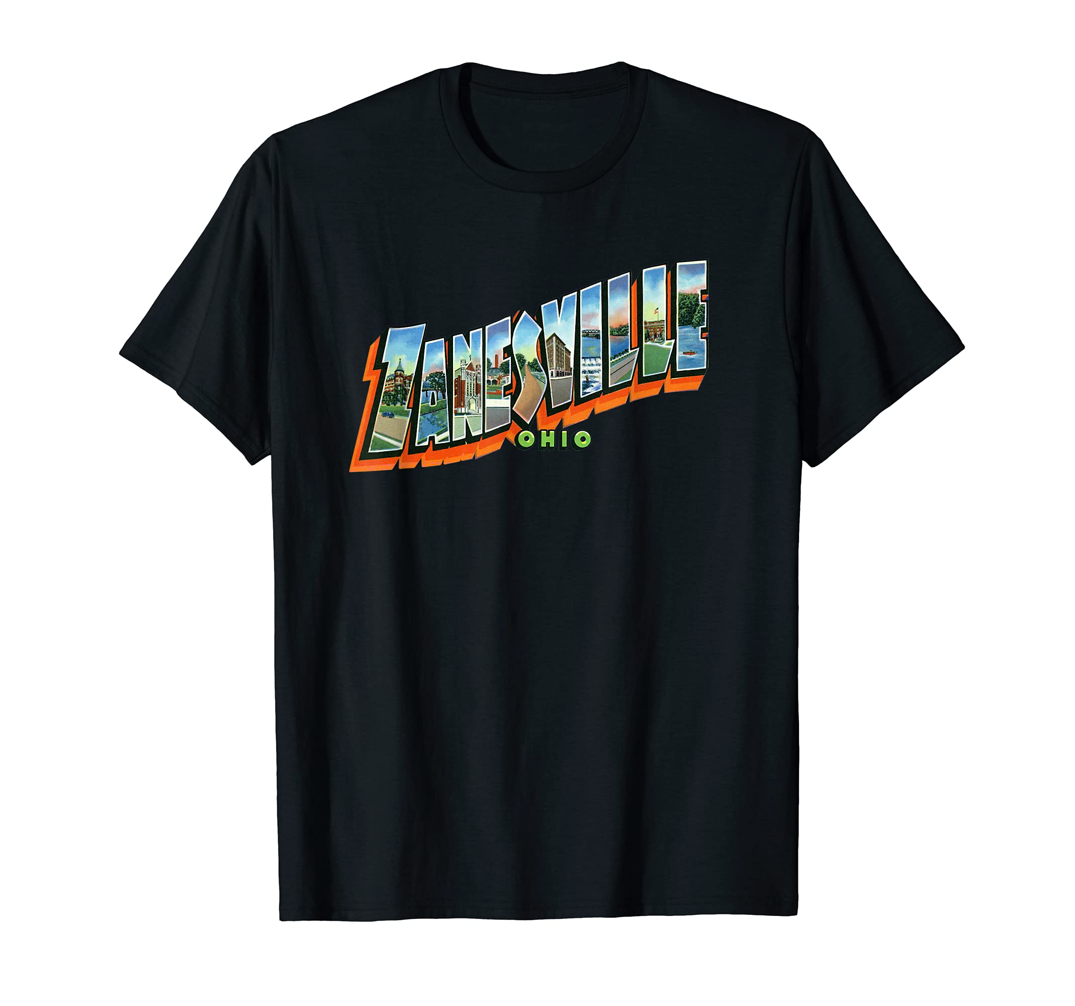 Zanesville Ohio Oh Souvenir T-Shirt - Streetwear Style for Adults - T-Shirt, Sweatshirt, Hoodie