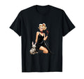 Pinup Bunny Rabbit Pin Up T-Shirt - Novelty Apparel Unisex - T-Shirt, Sweatshirt, Hoodie