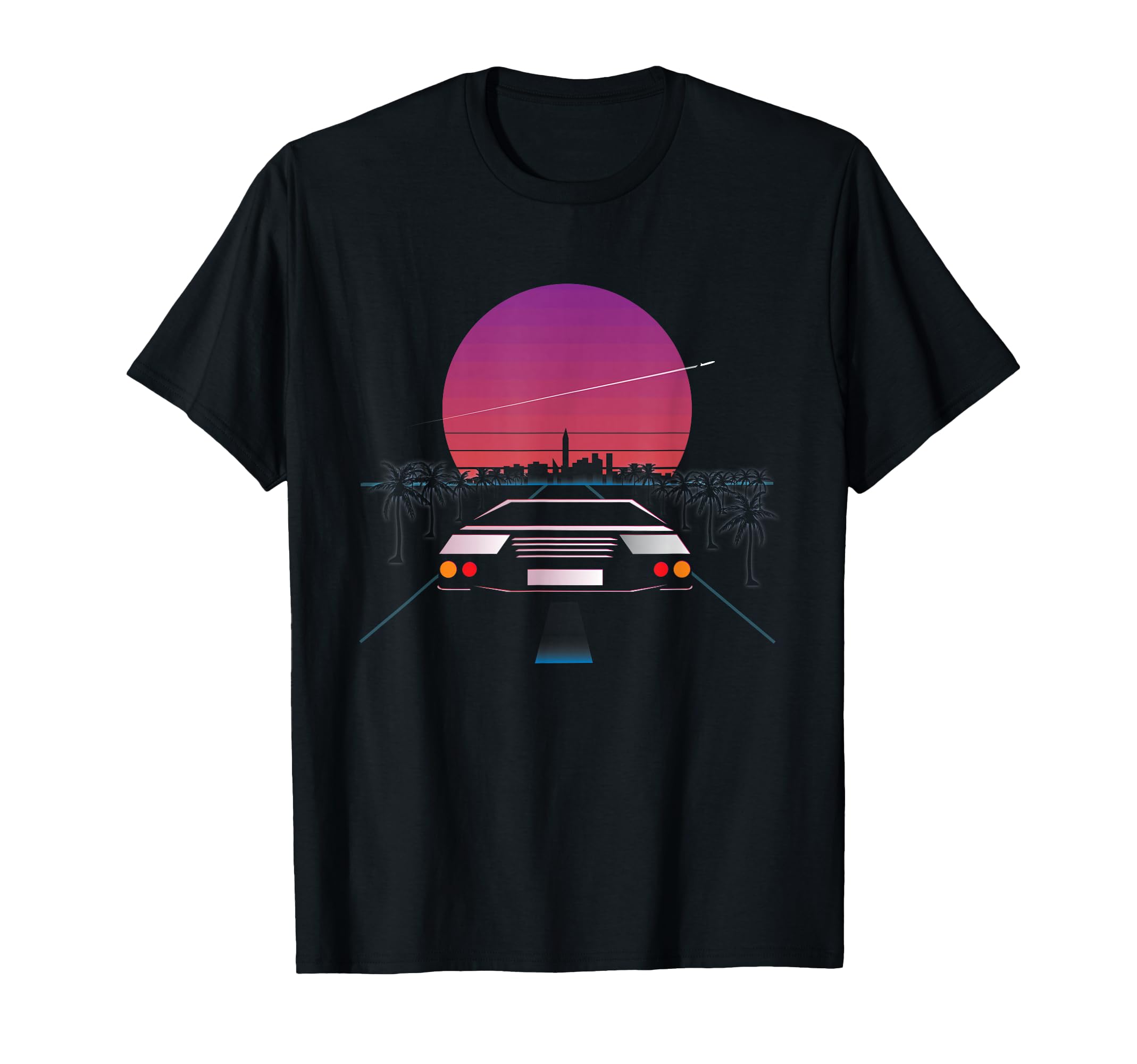 Retrowave Synthwave Aesthetics Sports T-Shirt - Trendy Graphic for Adults - T-Shirt, Sweatshirt, Hoodie