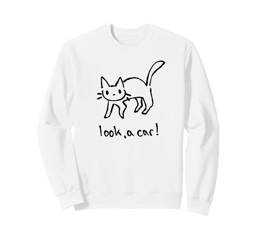 Cat Tomcat Kitten Meme Car Sweatshirt - Unique Graphic Men Women - T-Shirt, Sweatshirt, Hoodie