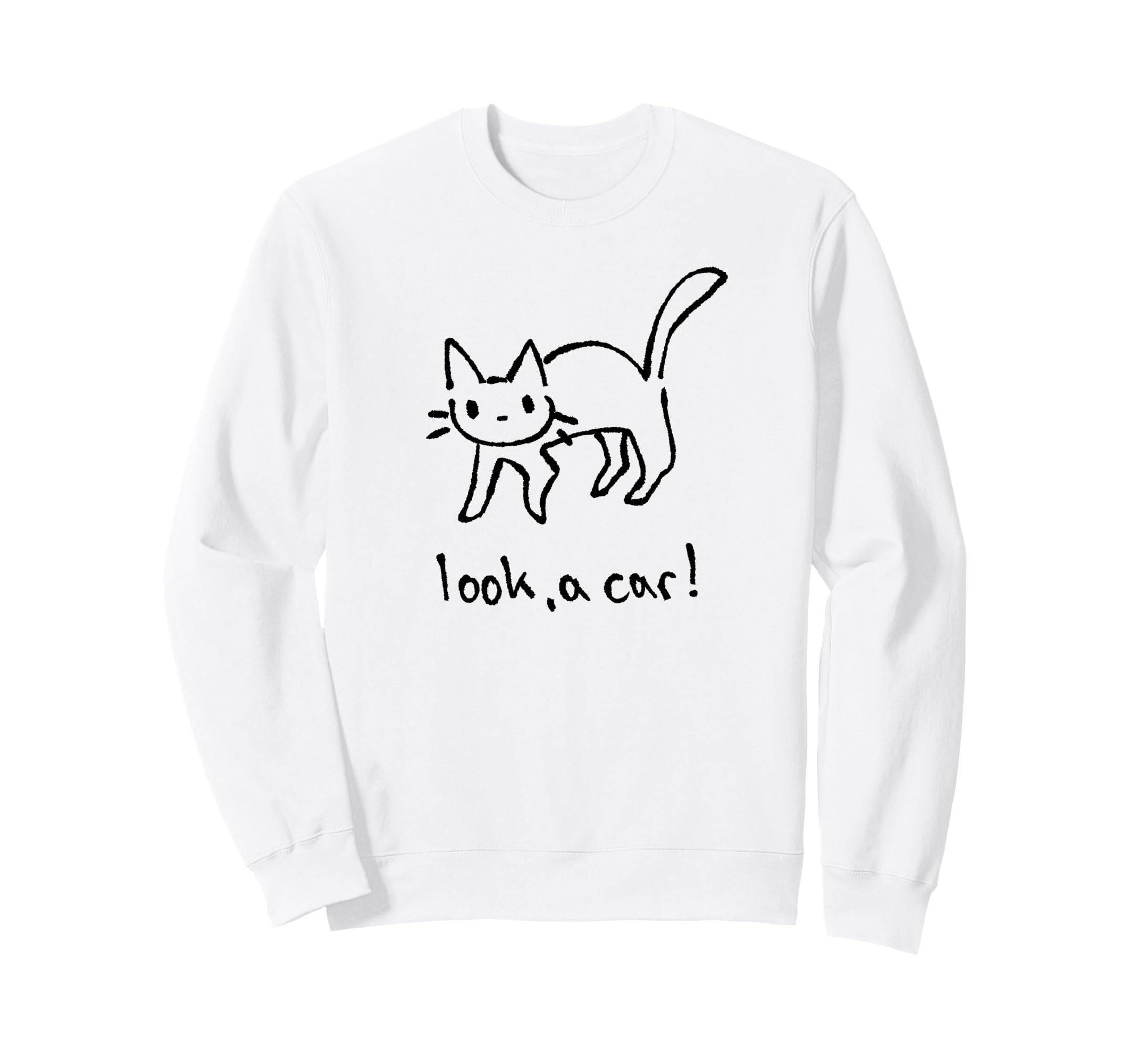 Cat Tomcat Kitten Meme Car Sweatshirt - Unique Graphic Men Women - T-Shirt, Sweatshirt, Hoodie