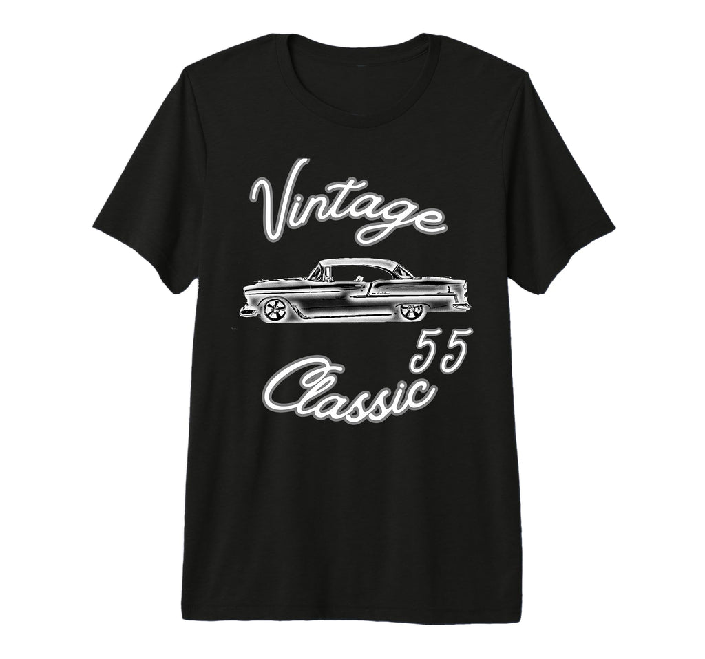 55 Collector Car Car Guy Tri Blend T-Shirt - Fun Novelty Design Unisex - T-Shirt, Sweatshirt, Hoodie