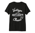 55 Collector Car Car Guy Tri Blend T-Shirt - Fun Novelty Design Unisex - T-Shirt, Sweatshirt, Hoodie