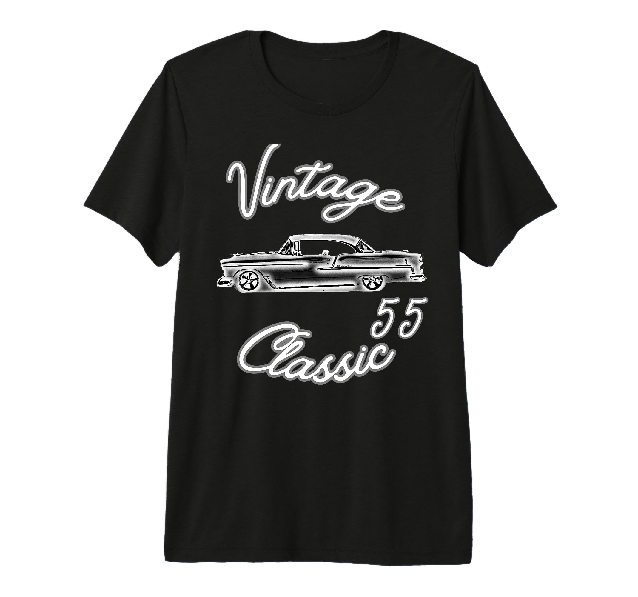 55 Collector Car Car Guy Tri Blend T-Shirt - Fun Novelty Design Unisex - T-Shirt, Sweatshirt, Hoodie