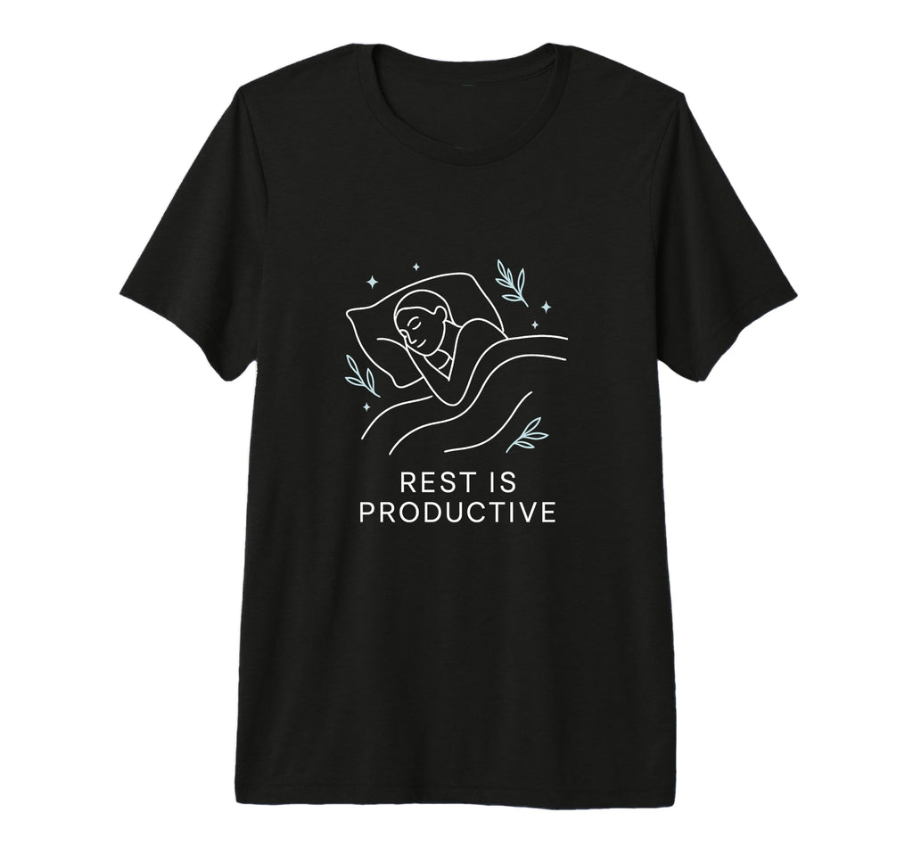 Therapeutic Laziness Rest Is T-Shirt - Aesthetic Graphic for Adults - T-Shirt, Sweatshirt, Hoodie