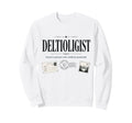 Deltiologist Postcard Collector Sweatshirt - Minimalist Print for Adults - T-Shirt, Sweatshirt, Hoodie