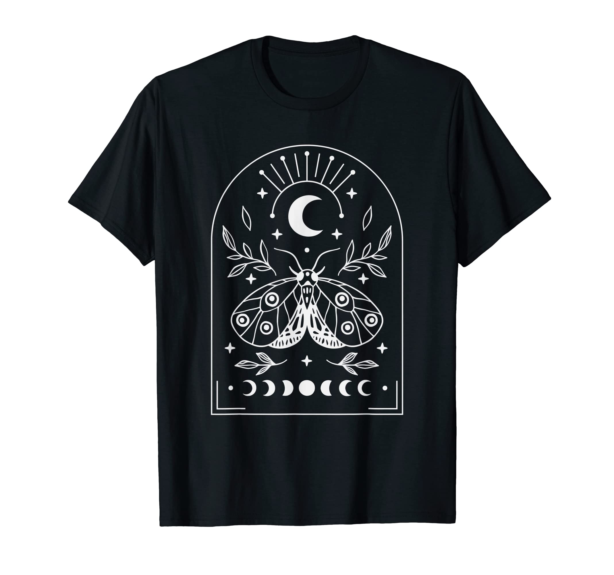 Beautiful Moth Goth Horror Antisocial T-Shirt - Graphic Print Men Women - T-Shirt, Sweatshirt, Hoodie