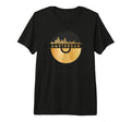 Vinyl Record Player Music Skyline T-Shirt - Custom Art Print Men Women - T-Shirt, Sweatshirt, Hoodie