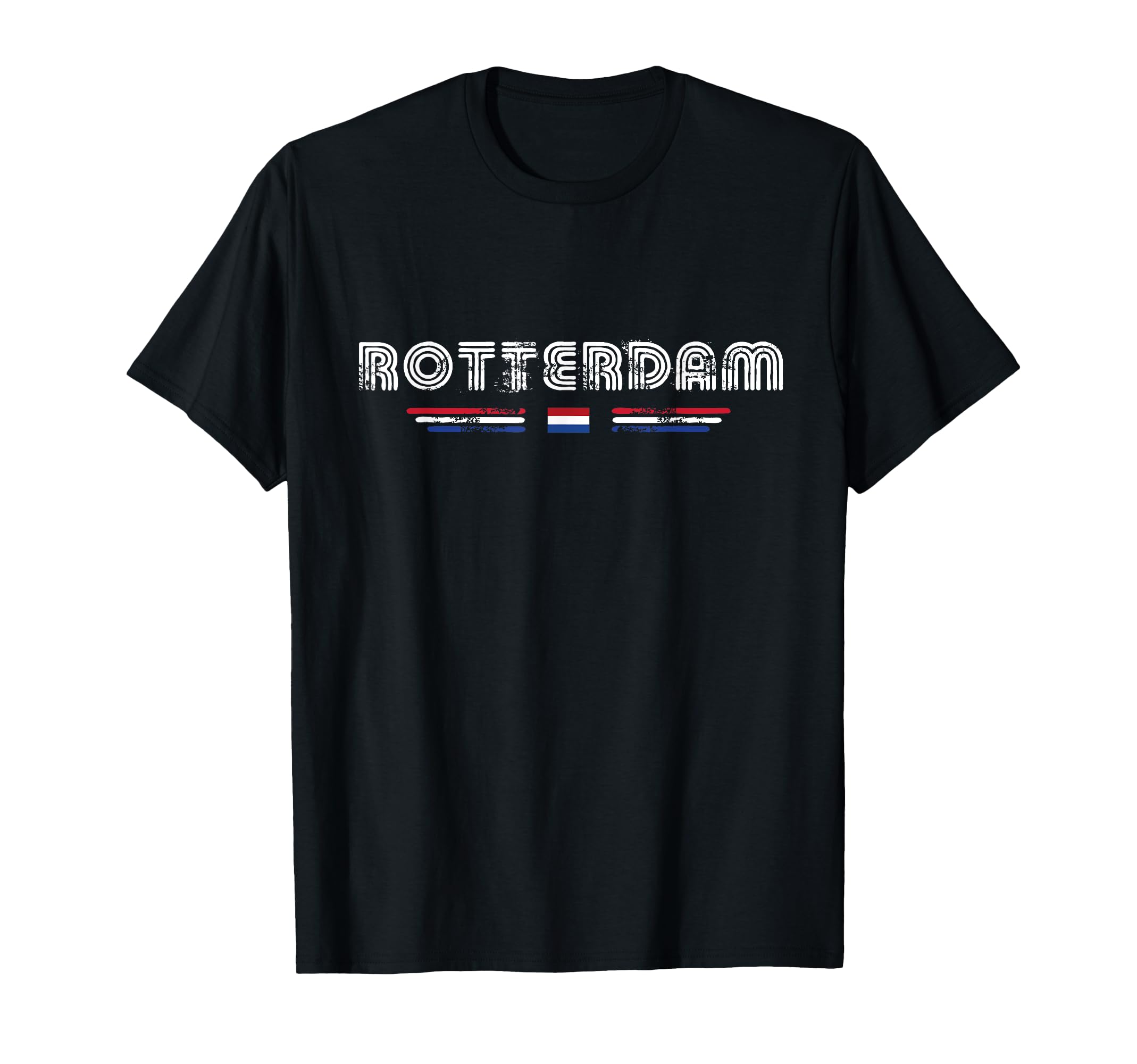 Rotterdam Netherlands 70S 80S Type T-Shirt - Graphic Print for Adults - T-Shirt, Sweatshirt, Hoodie