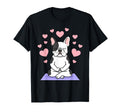 Namaste Yoga French Bulldog T-Shirt - Novelty Apparel for Adults - T-Shirt, Sweatshirt, Hoodie