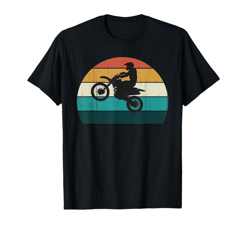 Sunset Biker Motorsport Motorcross T-Shirt - Minimalist Print for Adults - T-Shirt, Sweatshirt, Hoodie