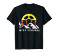 Virginia West Mountain Biking Bike T-Shirt - Fun Novelty Design for Adults - T-Shirt, Sweatshirt, Hoodie