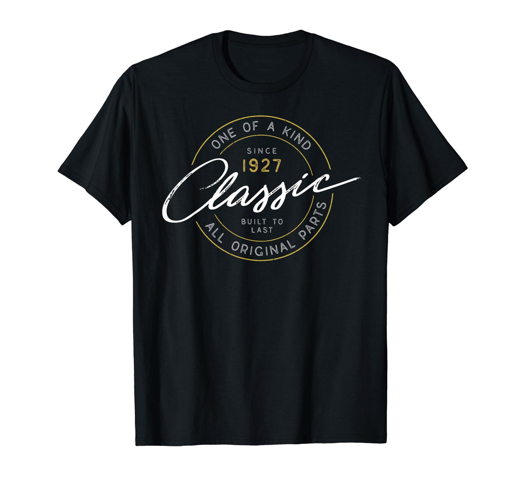 90Th Birthday 1927 Car Motorcycle T T-Shirt - Novelty Apparel for Adults - T-Shirt, Sweatshirt, Hoodie