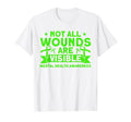 Mental Health Not All Wounds T-Shirt - Casual Everyday Wear for Adults - T-Shirt, Sweatshirt, Hoodie