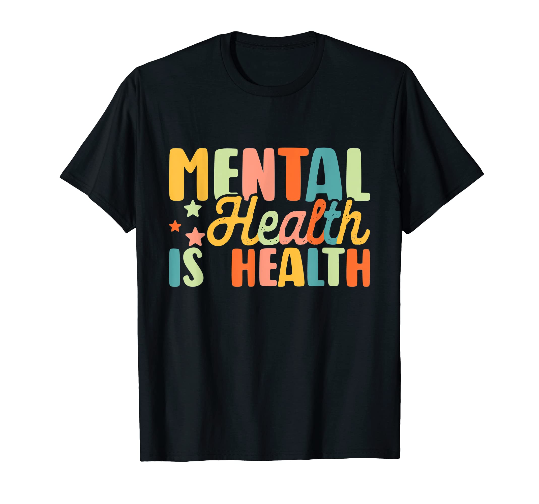 Mental Health Is Health Raise T-Shirt - Minimalist Print for Adults - T-Shirt, Sweatshirt, Hoodie