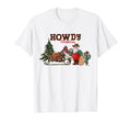 Howdy Cowboy Santa Western T-Shirt - Fun Novelty Design Men Women - T-Shirt, Sweatshirt, Hoodie