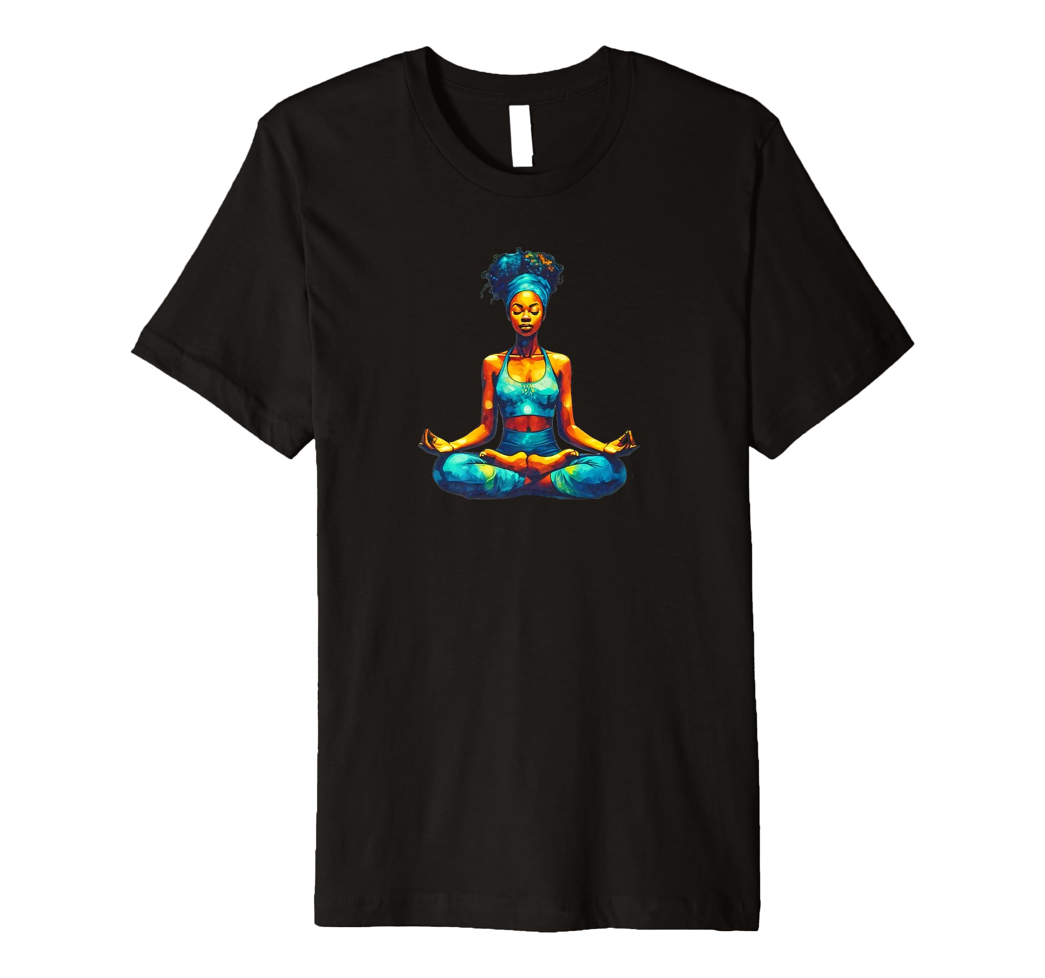African Sister Meditation Self Care Yoga T-Shirt - Minimalist Print Unisex - T-Shirt, Sweatshirt, Hoodie