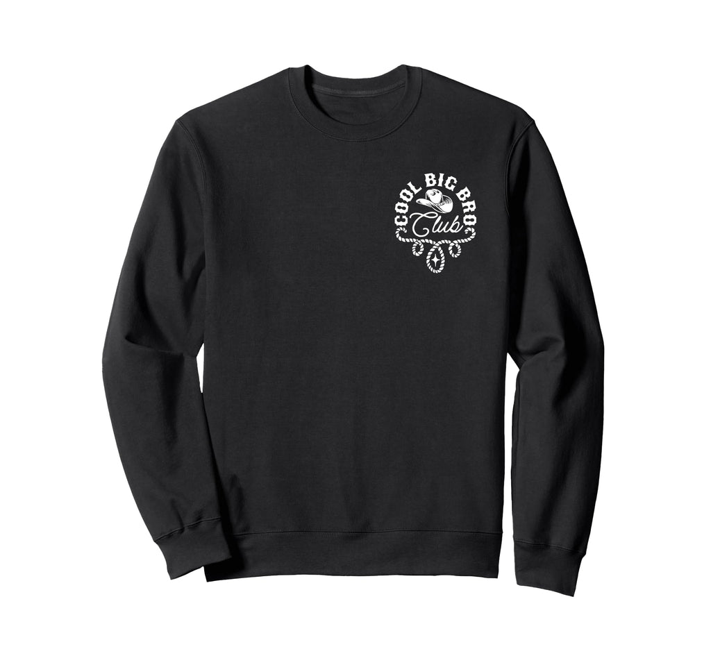 Big Bro Club Western Front Back Sweatshirt - Custom Art Print Unisex - T-Shirt, Sweatshirt, Hoodie
