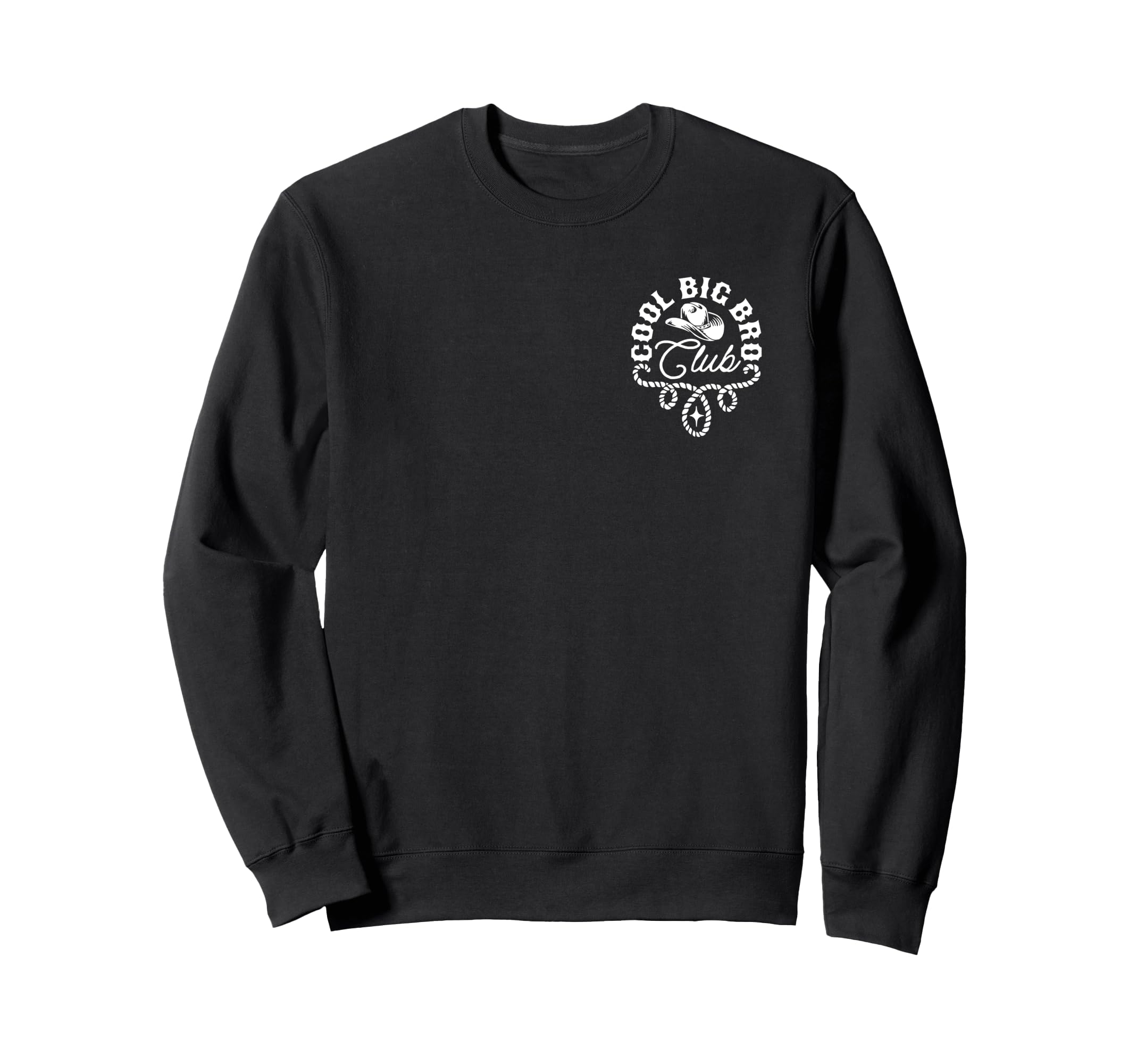 Big Bro Club Western Front Back Sweatshirt - Custom Art Print Unisex - T-Shirt, Sweatshirt, Hoodie