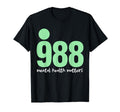 988 Semicolon Mental Health Matters Hoodie - Unique Graphic for Adults - T-Shirt, Sweatshirt, Hoodie
