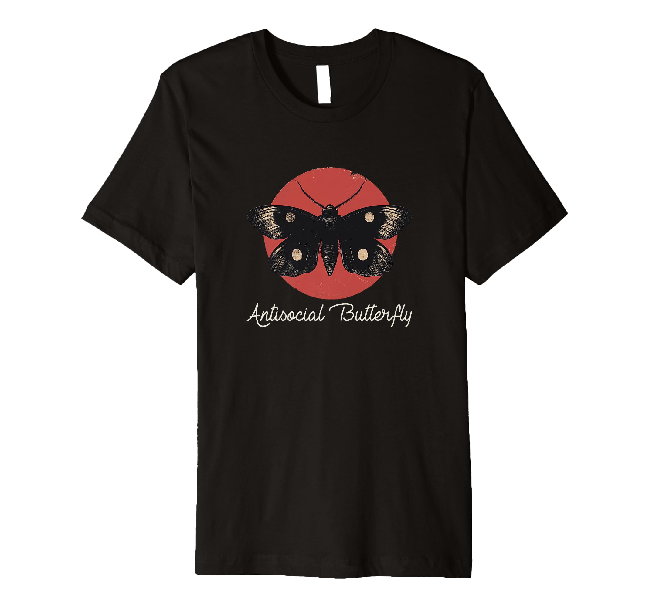 Antisocial Butterfly T-Shirt - Trendy Graphic Unisex - T-Shirt, Sweatshirt, Hoodie