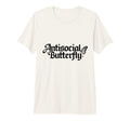 Funny Antisocial Butterfly Tri Blend T-Shirt - Novelty Apparel for Adults - T-Shirt, Sweatshirt, Hoodie