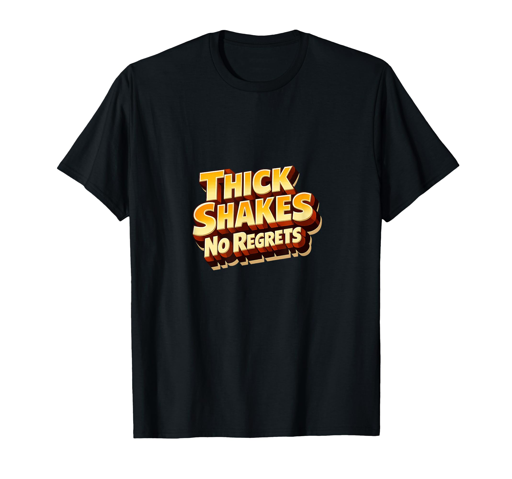 Milkshake Lover Diner Typography T-Shirt - Fun Novelty Design Unisex - T-Shirt, Sweatshirt, Hoodie