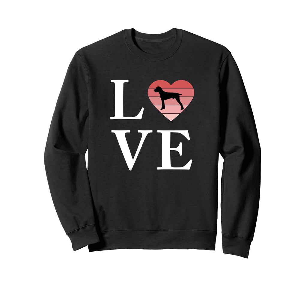 Dog Breed Pudelpointer Word Love Sweatshirt - Minimalist Print Unisex - T-Shirt, Sweatshirt, Hoodie