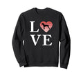 Dog Breed Pudelpointer Word Love Sweatshirt - Minimalist Print Unisex - T-Shirt, Sweatshirt, Hoodie